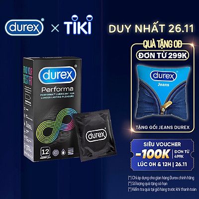 Bao cao su Durex Performa 12 bao