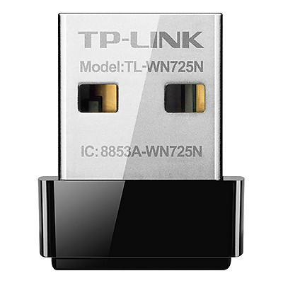 USB thu wifi Wi-Fi TP-Link - TL-WN725N Chuẩn N 150Mbps không anten (đen vàng) - Hàng Nhập Khẩu