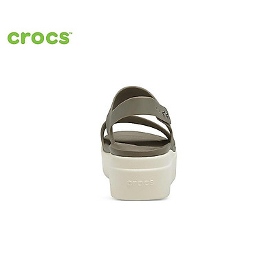 Giày Xăng Đan Nữ Crocs Brooklyn Mid Wedge 206453