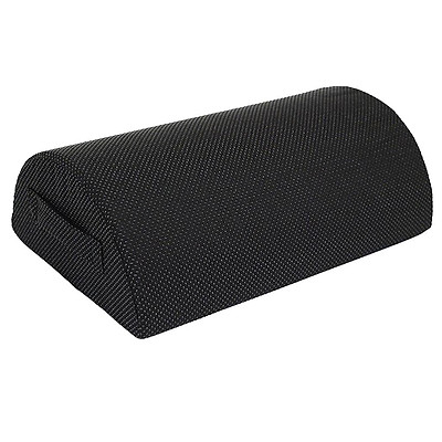 Angled Half Cylinder Foot Rest Cushion for Under Desk to Relieve Knee Pain 
