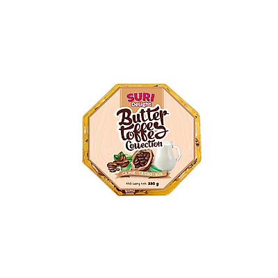 Kẹo Suri delight Butter toffee 330g