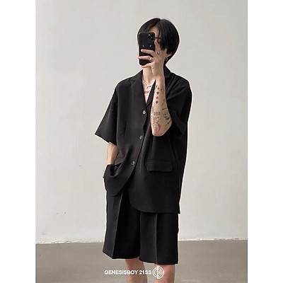 Bộ Blazer cộc tay Korea