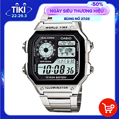 Đồng hồ Casio nam AE-1200WHD-1AVDF