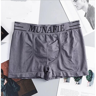 Combo 5 Quần Lót Nam Boxer Nhật Bản MUNAFIE - TẶNG KÈM TÚI ZIP