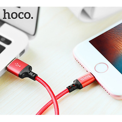 Dây sạc nhanh Hoco X14 cho Iphone, Ipad (Giao Màu Ngẫu Nhiên) - Hàng Chính Hãng