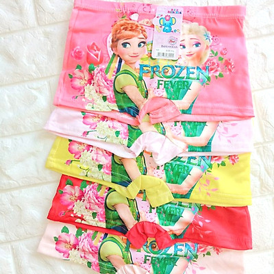 Sét 10 quần chíp đùi elsa 3D cực đẹp cho bé gái - màu ngẫu nhiên