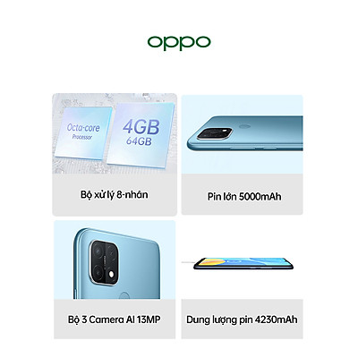 Điện Thoại Oppo A15s (4GB/64G) - Hàng Chính Hãng