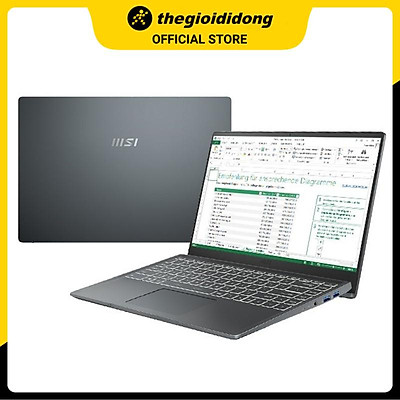 Laptop MSI Modern 14 B11MOU i3 1115G4/8GB/256GB/14"F/Win11/(1027VN)/Xám - Hàng chính hãng