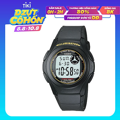 Đồng hồ unisex dây nhựa Casio F-200W-9ADF