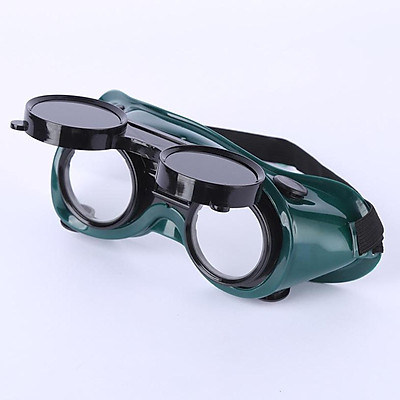 Welding Safety Flip Up Goggles Eye Protection Glasses Gas Welding Goggles with Flip-Up Lenses