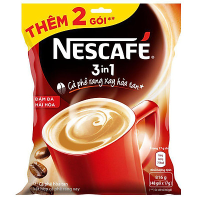 Túi 46 Gói Nescafé Đậm Đà Hài Hòa (17g)