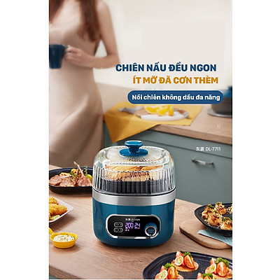 Nồi Chiên Không Dầu DONLIM (2,5L) - Hàng Chính Hãng