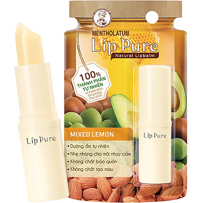 Son Dưỡng Không Màu Thành Phần Tự Nhiên Lip Pure 3.9g