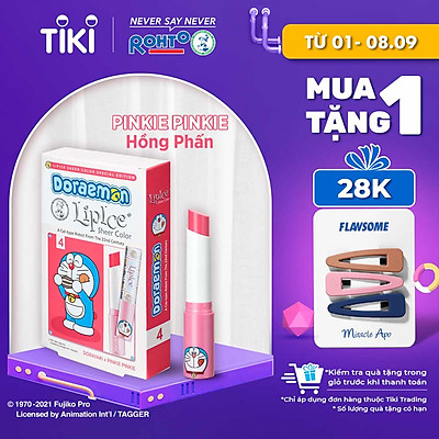 Son Dưỡng Có Màu Tự Nhiên LipIce Sheer Color x Doraemon 2.4g (Phiên Bản Giới Hạn)