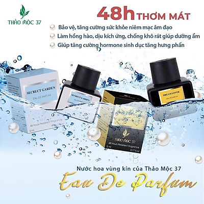 Nước Hoa Vùng Kín Thảo Mộc 37 mùi Dream love (nồng thắm, đắm say) Lưu Hương Tới 48h