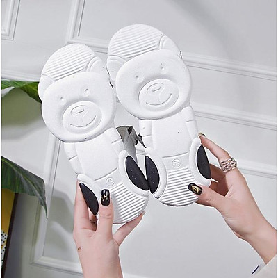 Giày Sandal Nữ Đế Gấu Cao Quai Ngang Phong Cách Hàn Quốc - 3136N