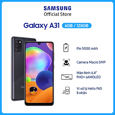 Điện Thoại Samsung Galaxy A31 (128GB/6GB) - Hàng Chính Hãng