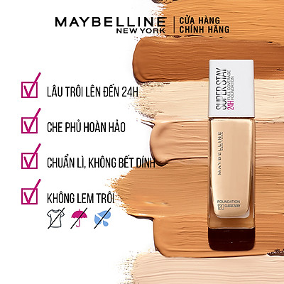 Kem Nền Lâu Trôi Superstay Long Lasting Full Coverage Foundation Maybelline New York 30ml