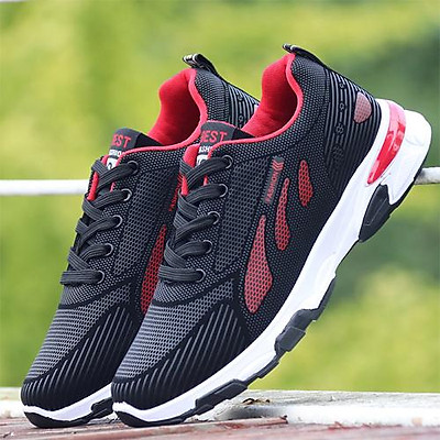 Giày sneakers nam thời trang Thiết kế Đế Cao Su Đúc, Chống Trơn Trượt đi êm chân