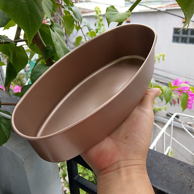 Khuôn làm bánh oval - Tạng cọ quét dầu - B0005