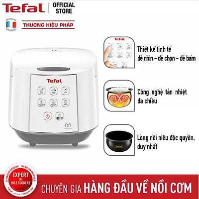 Nồi cơm điện từ Tefal RK732168 1.8L - 750W - Hàng chính hãng