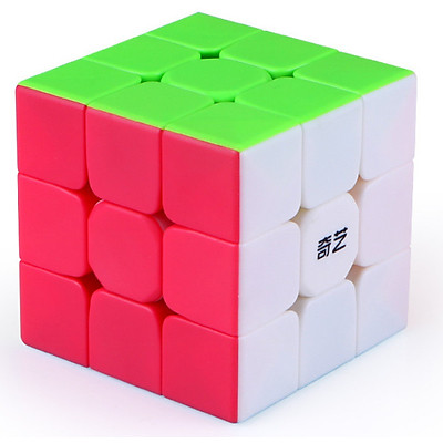 Rubik 3x3 QiYi Warrior S Stickerless Rubic 3 Tầng Không Viền