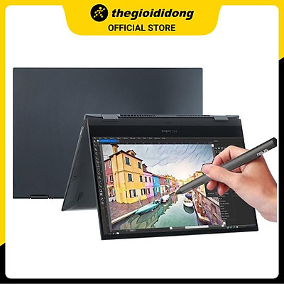Laptop Asus Flip UX363EA i5 1135G7/8GB/512GB/13.3"F/Touch/Pen/Cáp/Túi/Win11/(HP726W)/Xám - Hàng chính hãng