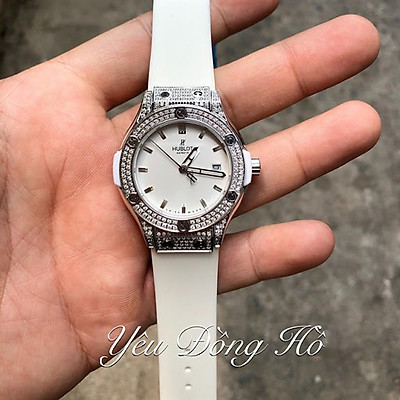 ĐỒNG HỒ NỮ  HUBLOT DÂY CAO SU HƯƠNG THƠM VANI ĐỘC ĐÁO