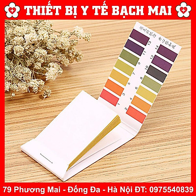 Giấy Quỳ Tím Thử Độ pH Thang Đo Từ 1 Đến 14 