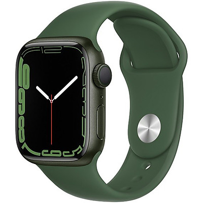 Đồng Hồ Thông Minh Apple Watch Series 7 GPS Only Aluminum Case With Sport Band (Viền Nhôm & Dây Cao Su)