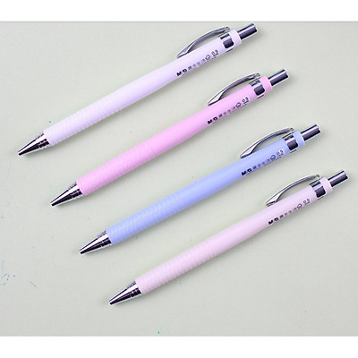 Combo 2 cây bút chì kim M&G 0.5mm- vàng, xanh dương, hồng, trắng màu pastel nhẹ nhàng-AMP01103(giao màu ngẫu nhiên)