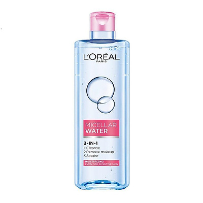 Nước tẩy trang L'Oreal Paris 3-in-1 Micellar Water 400ml