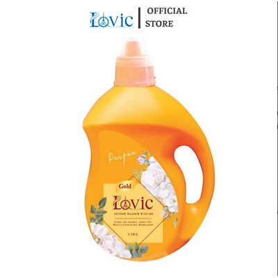 Nước giặt xả Lovic màu cam 3,2kg