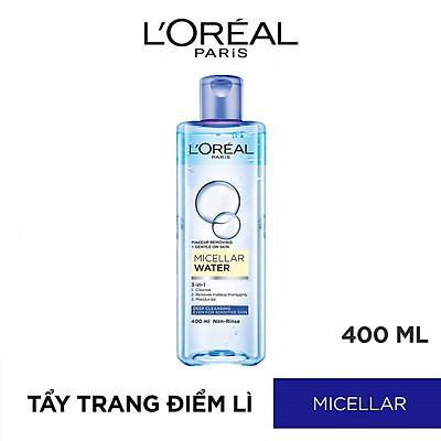 Nước Tẩy Trang L'Oreal 3 In 1 Micellar Làm Sạch Sâu (400ml)