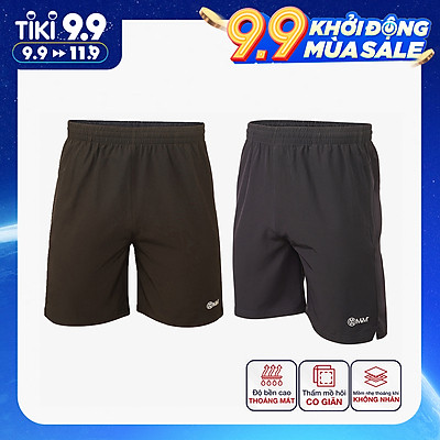 Set 2 quần đùi nam, quần Short Gió nam thể thao Basic trẻ trung năng động, thoáng mát co giãn 4 chiều MRM Manlywear