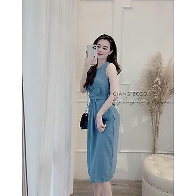 Váy thắt eo dáng dài