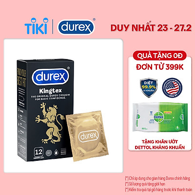 Bao cao su Durex Kingtex 12 bao