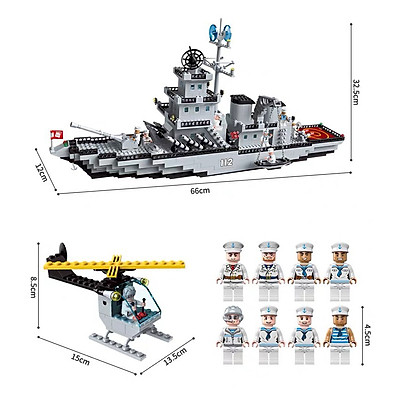 LẮP RÁP THUYỀN CHIẾN CHIẾN HẠM TUẦN TRA 112 SIÊU TO KHỔNG LỒ 70CM