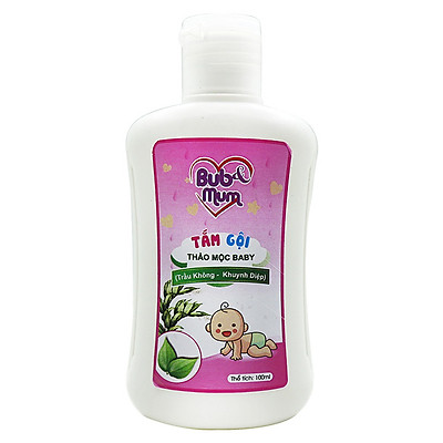 Tắm gội Thảo mộc Baby chiết xuất Trầu Không và Khuynh diệp 100ml BuB&MuM công dụng