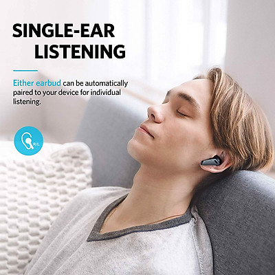 Tai nghe True Wireless EarFun Air Pro - Chống ồn chủ động ANC, Xuyên âm, Bluetooth 5.0, sạc Type-C, Pin 32 giờ, Chống nước IPX5 - Hàng chính hãng