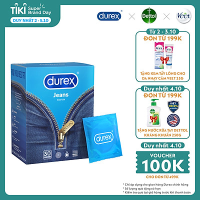 Bao cao su Durex Jeans Hộp 30 bao