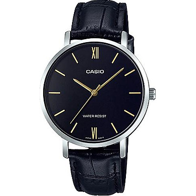 Đồng hồ Casio nữ dây da LTP-VT01L-1BUDF (34mm)