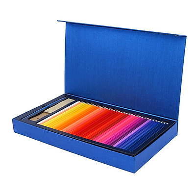 H&B Colors Pencils Set 121PCS Professional Art Supplies 72 Professional Water-color Pencils Metallic Colored Pencils