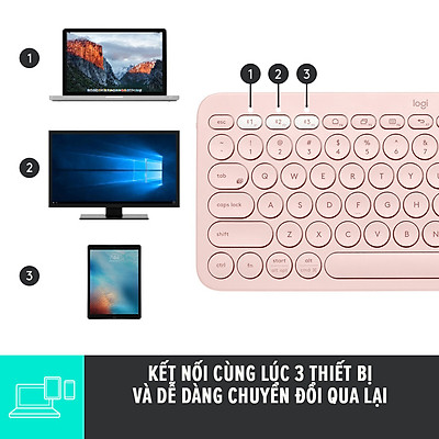 Bàn Phím Bluetooth Logitech K380 - Hàng Chính Hãng