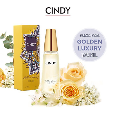 Nước hoa cho nữ Cindy Golden Luxury mùi hương sang trọng quyến rũ 30ml