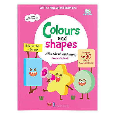 Sách Tương Tác - Lift-The-Flap-Lật mở khám phá - Colours and Shapes - Màu sắc và hình dạng