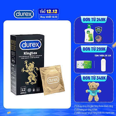 Bao cao su Durex Kingtex 12 bao