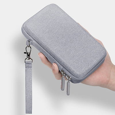 Túi phụ kiện điện thoại, túi công nghệ khung cứng chống đông bảo mật ổ cứng chuyên dụng, pin sạc dự phòng, bộ sạc tai nghệ có quai túi