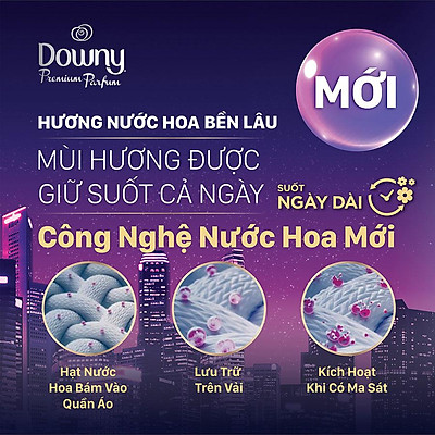 Nước Xả Vải Downy Hương nước hoa Huyền Bí (Quyến rũ) chai 8.5L