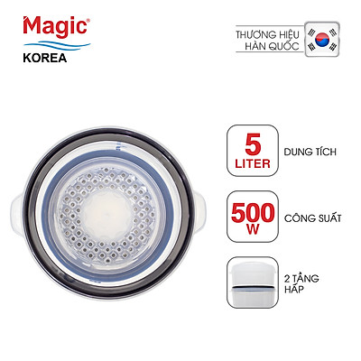 Máy Hấp Thực Phẩm Magic Korea A64 (500W) - Hàng chính hãng